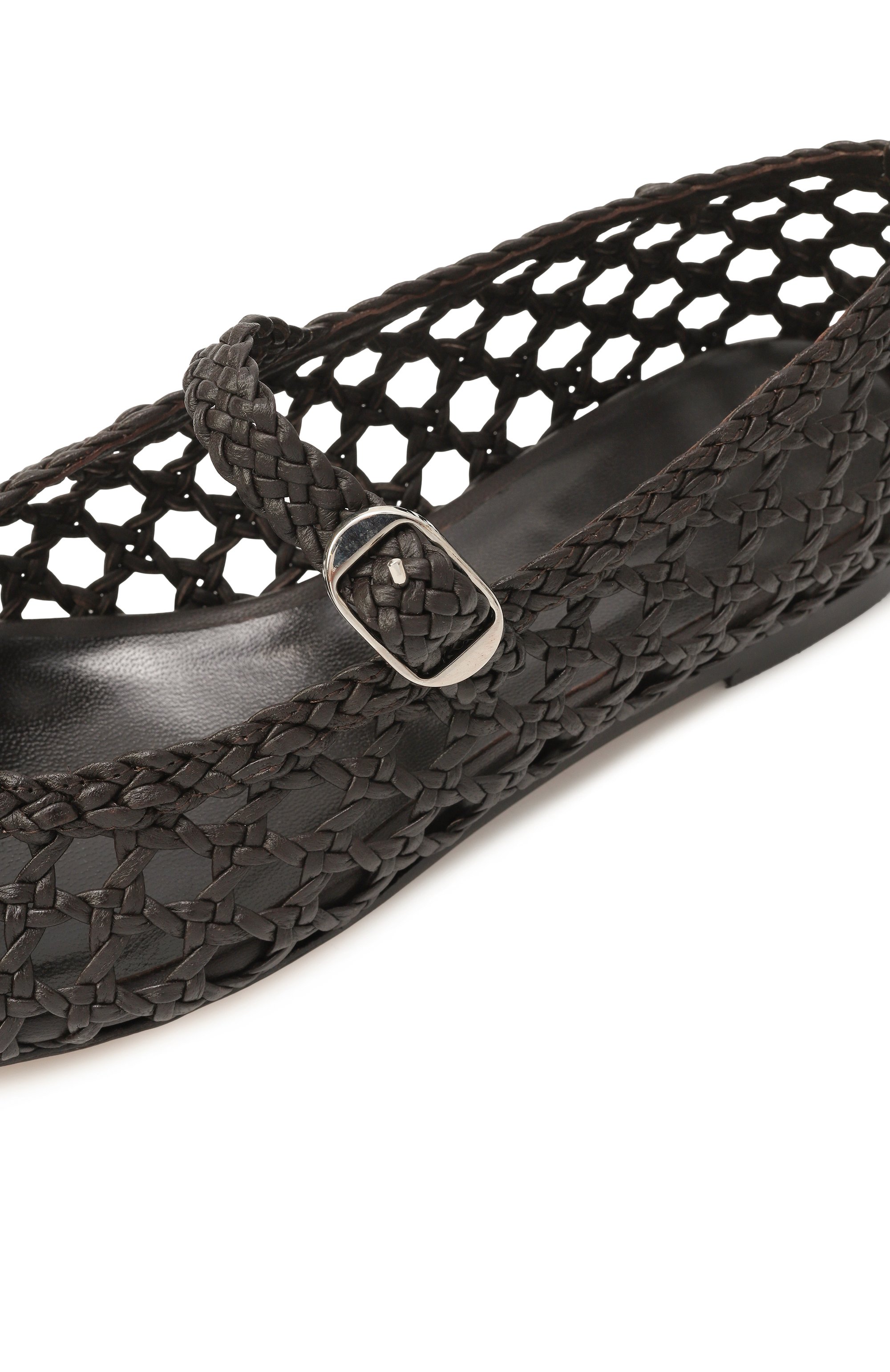 Кожаные балетки mary jane LE MONDE BERYL, арт. MRJ-W0V-CH0, фото 7