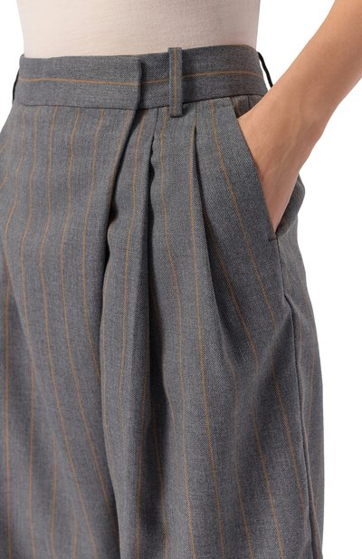 Шорты из шерсти и вискозы GANNI, арт. A1110013, фото 5