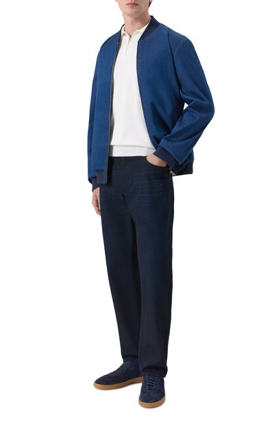 Поло из хлопка и шелка MVST белого цвета по цене 99500 руб., арт. M26.CSM.K425, фото 2 Поло из хлопка и шелка MVST, арт. M26.CSM.K425, фото 2