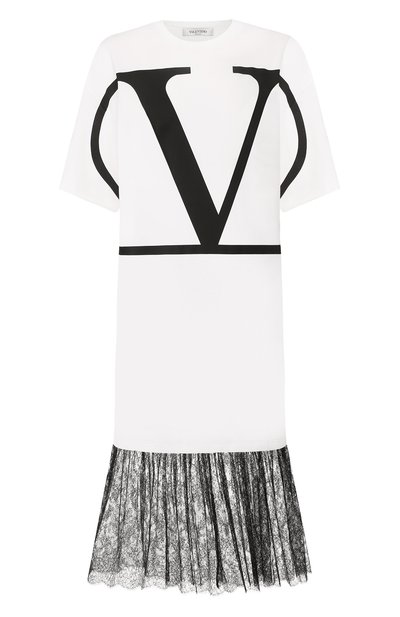 Женское хлопковое платье VALENTINO, арт. TB3MJ00Z589