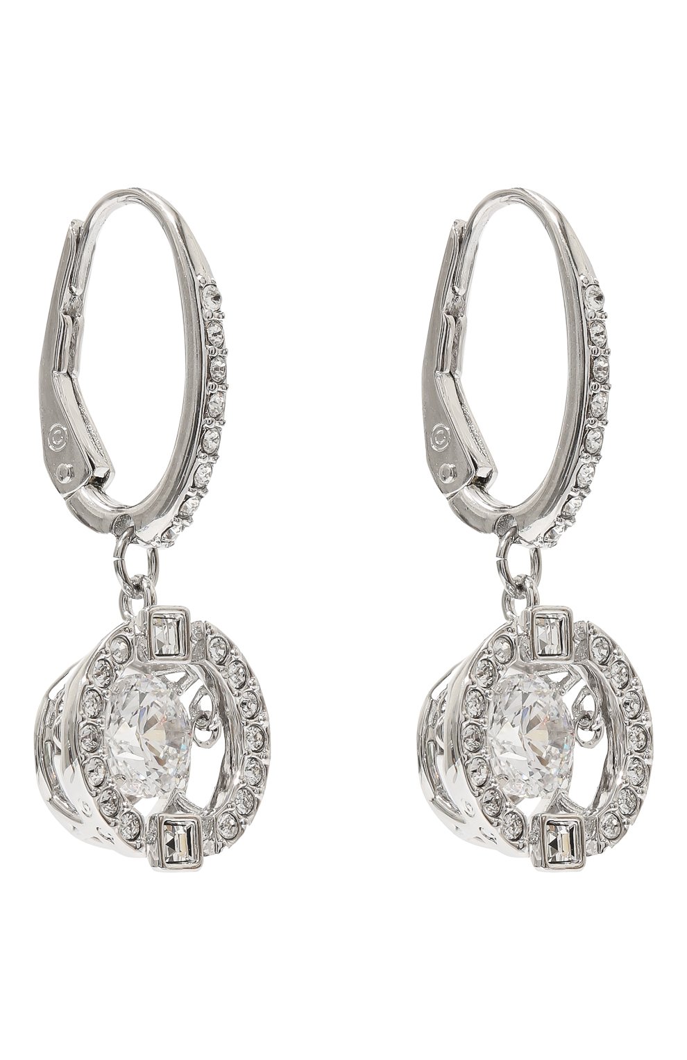 Серьги sparkling dance SWAROVSKI серебряного цвета по цене 21650 руб., арт. 5504652, фото 3 Серьги sparkling dance SWAROVSKI, арт. 5504652, фото 3