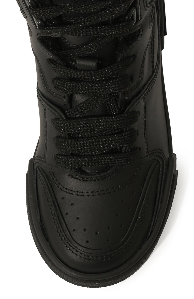 Высокие кеды из кожи DOLCE & GABBANA, арт. DA5093/AU495/29-36, фото 4