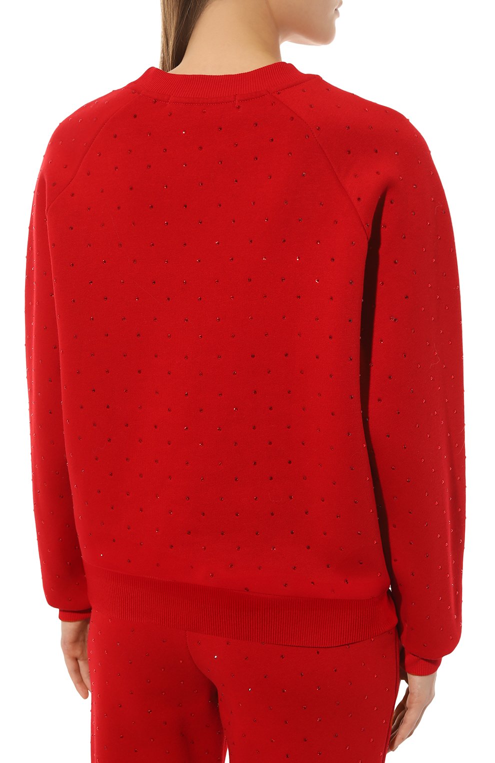 Хлопковый свитшот с отделкой стразами FLASHIN, арт. FF24CRC, фото 4