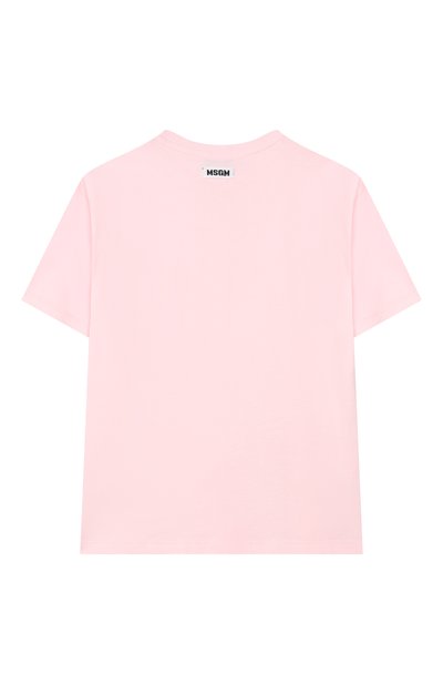 Хлопковая футболка MSGM KIDS, арт. S6MSJGTH015