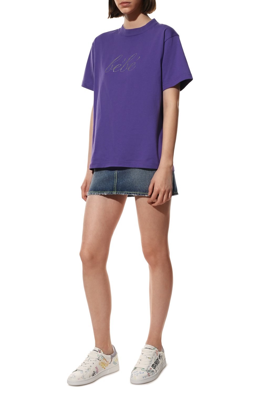 Хлопковая футболка BALENCIAGA, арт. 670943/TLVH4, фото 2