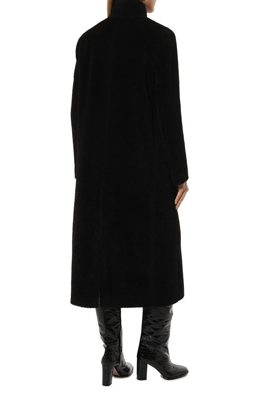 Шерстяное пальто Cinzia Rocca UR02001/64C1 Чёрный  UR02001/64C1 Фото 4