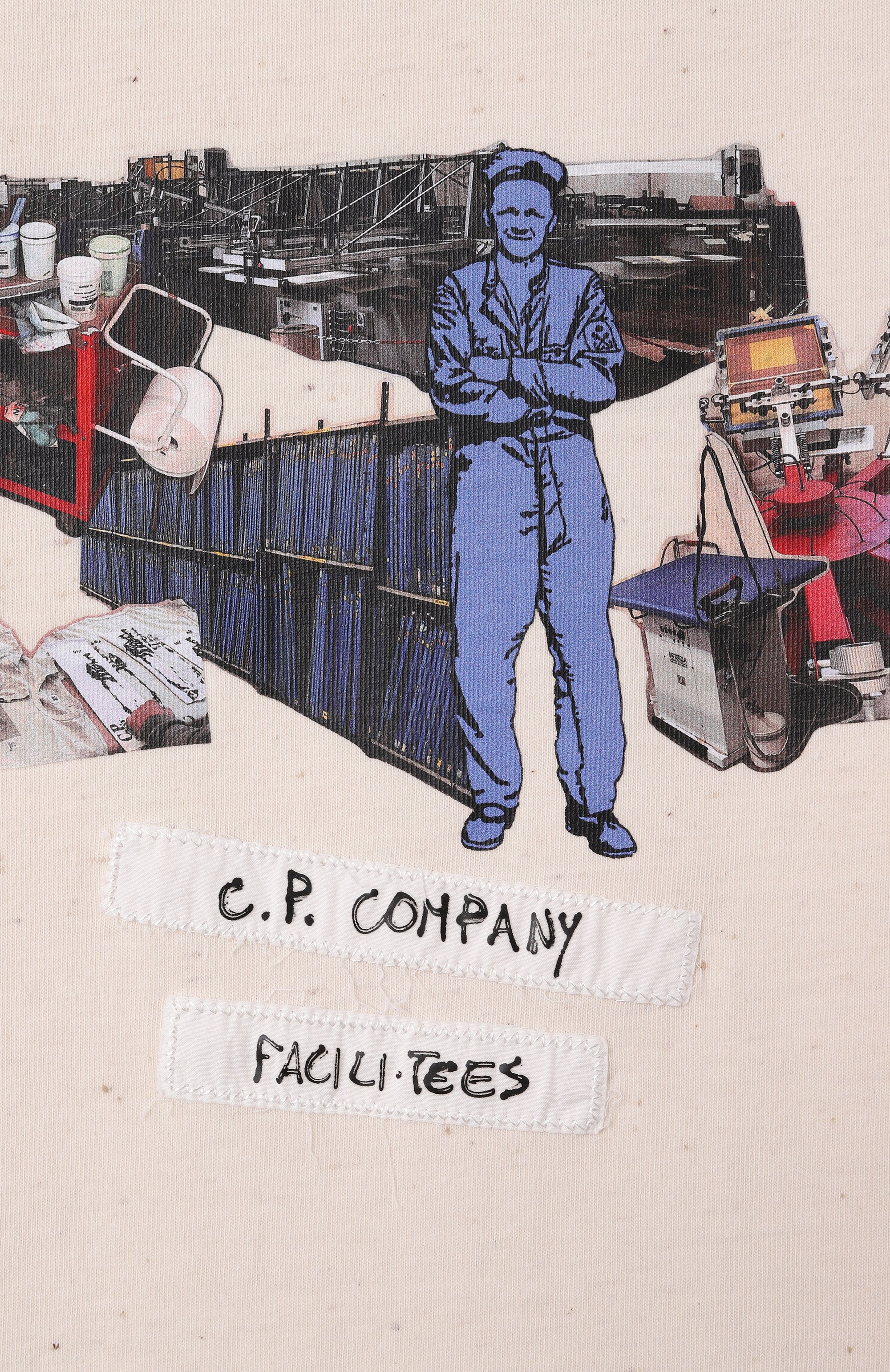 Хлопковая футболка C.P. COMPANY, арт. CMM00H/LAA41/10-14, фото 3