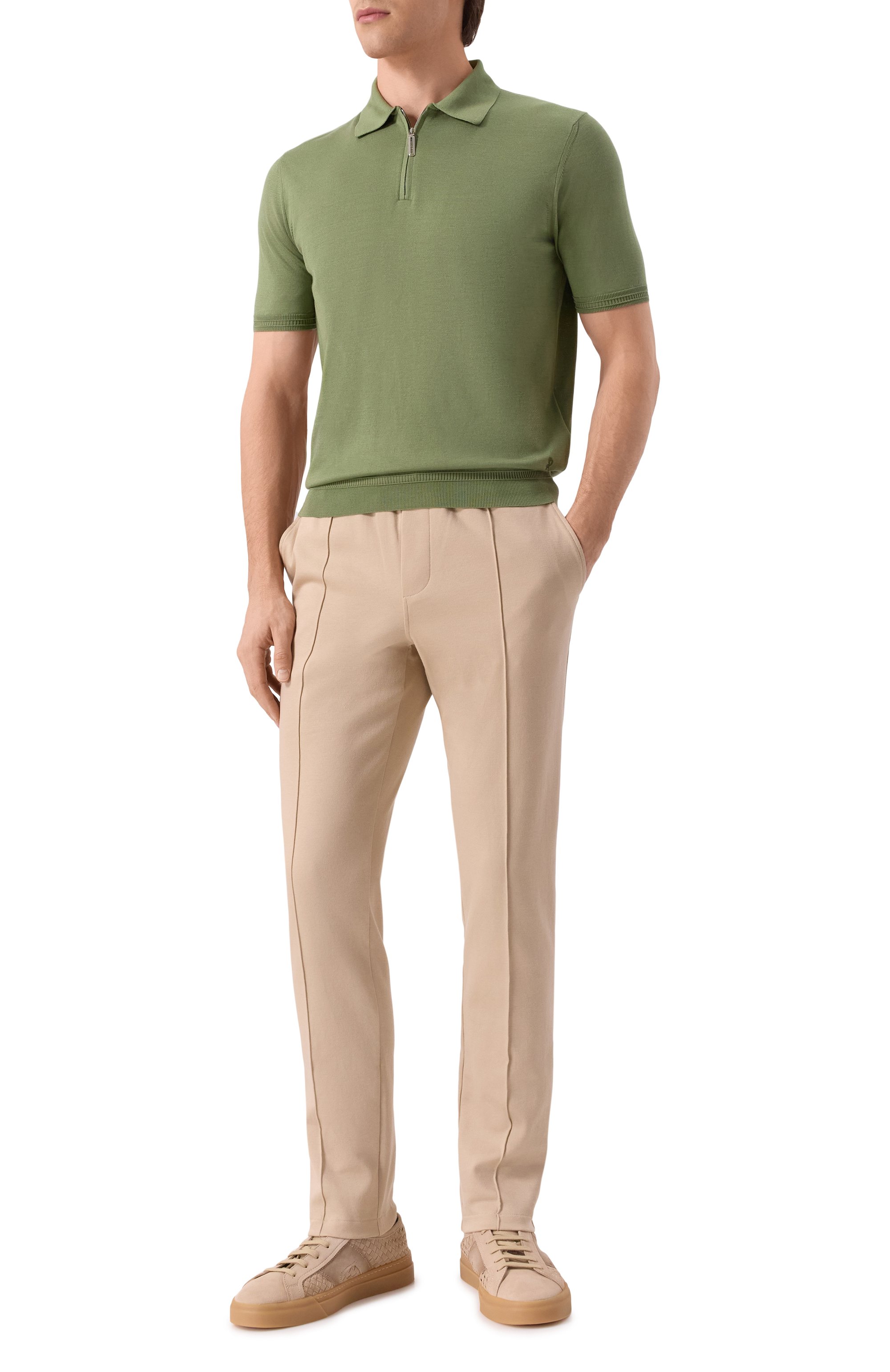 Шелковое поло STEFANO RICCI, арт. K616215P31/F25101, фото 2