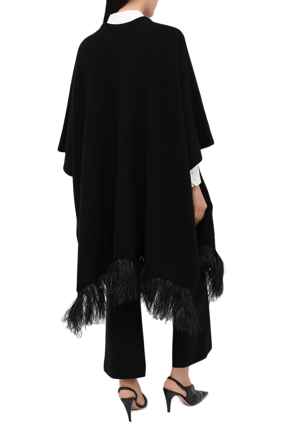 Накидка из шерсти и кашемира VALENTINO, арт. UB3KSA065QK, фото 5