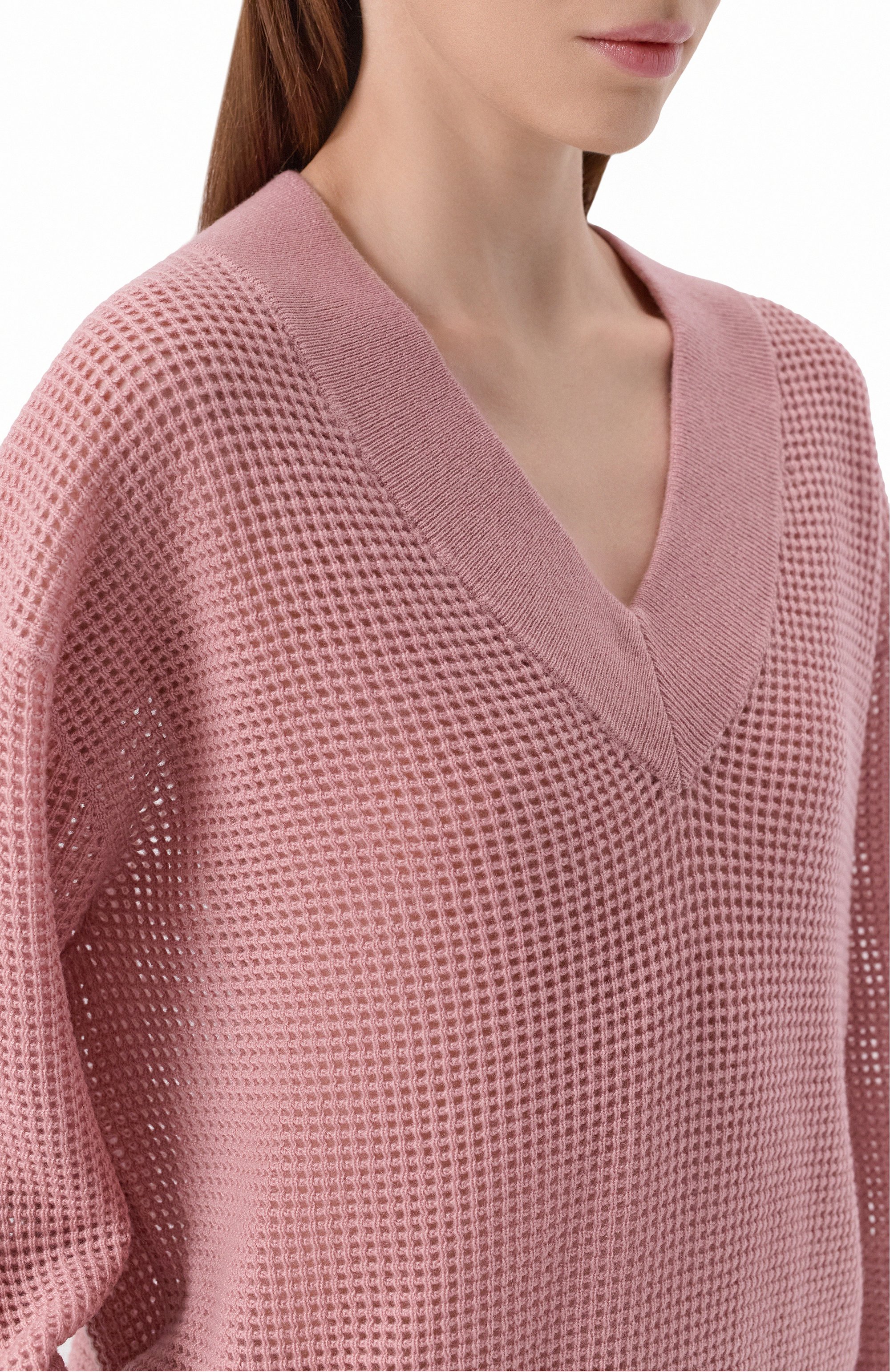 Кашемировый пуловер BRUNELLO CUCINELLI, арт. M12205102, фото 5