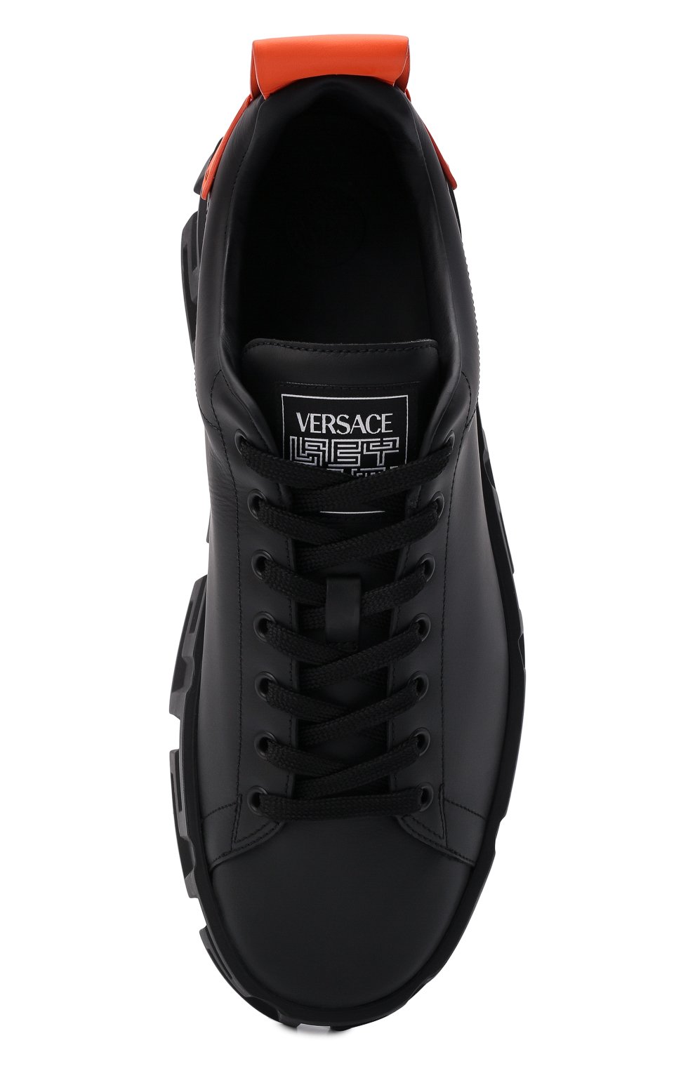 Кожаные кеды greca labyrinth VERSACE, арт. 1003134/1A02500, фото 6