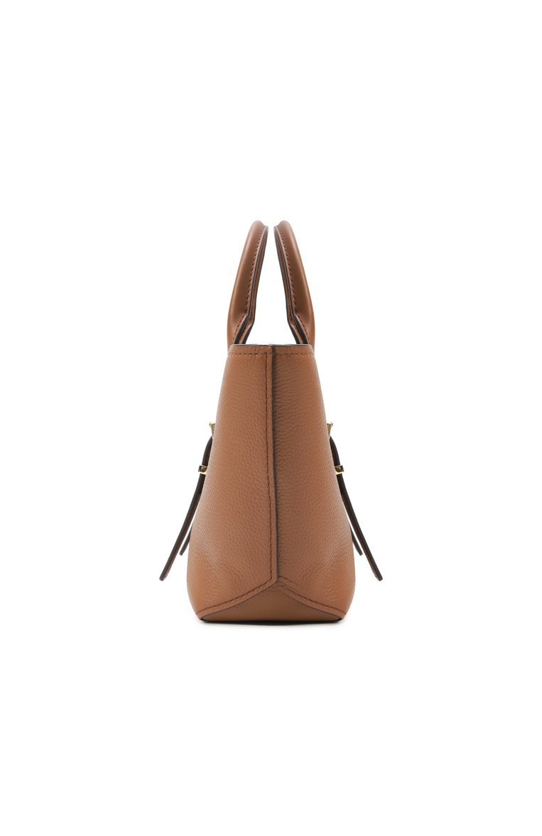 Женская сумка moore MICHAEL MICHAEL KORS коричневого цвета, арт. 30R5G90S1L | Фото 4 (Ремень/цепочка: На ремешке; Материал: Натуральная кожа; Размер: medium)