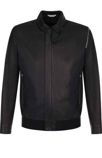 Кожаный бомбер с отложным воротником ANDREA CAMPAGNA, арт. 89900E1652600, фото 1