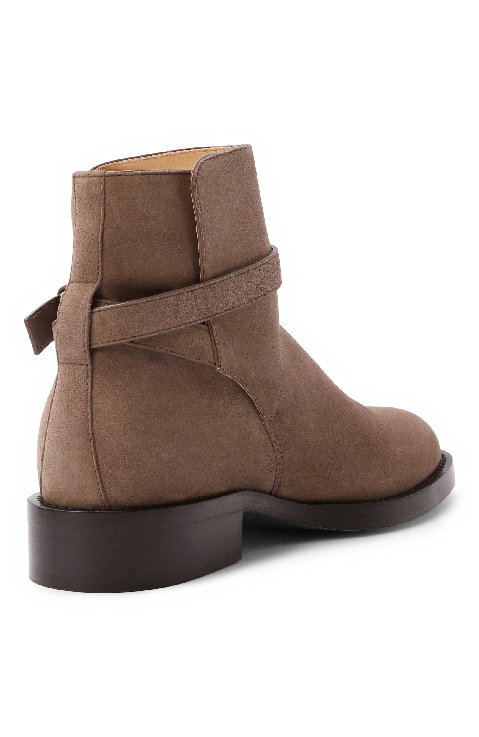 Замшевые ботинки MVST бежевого цвета по цене 151000 руб., арт. TS007/VELUKID SUEDE, фото 5 Замшевые ботинки MVST, арт. TS007/VELUKID SUEDE, фото 5