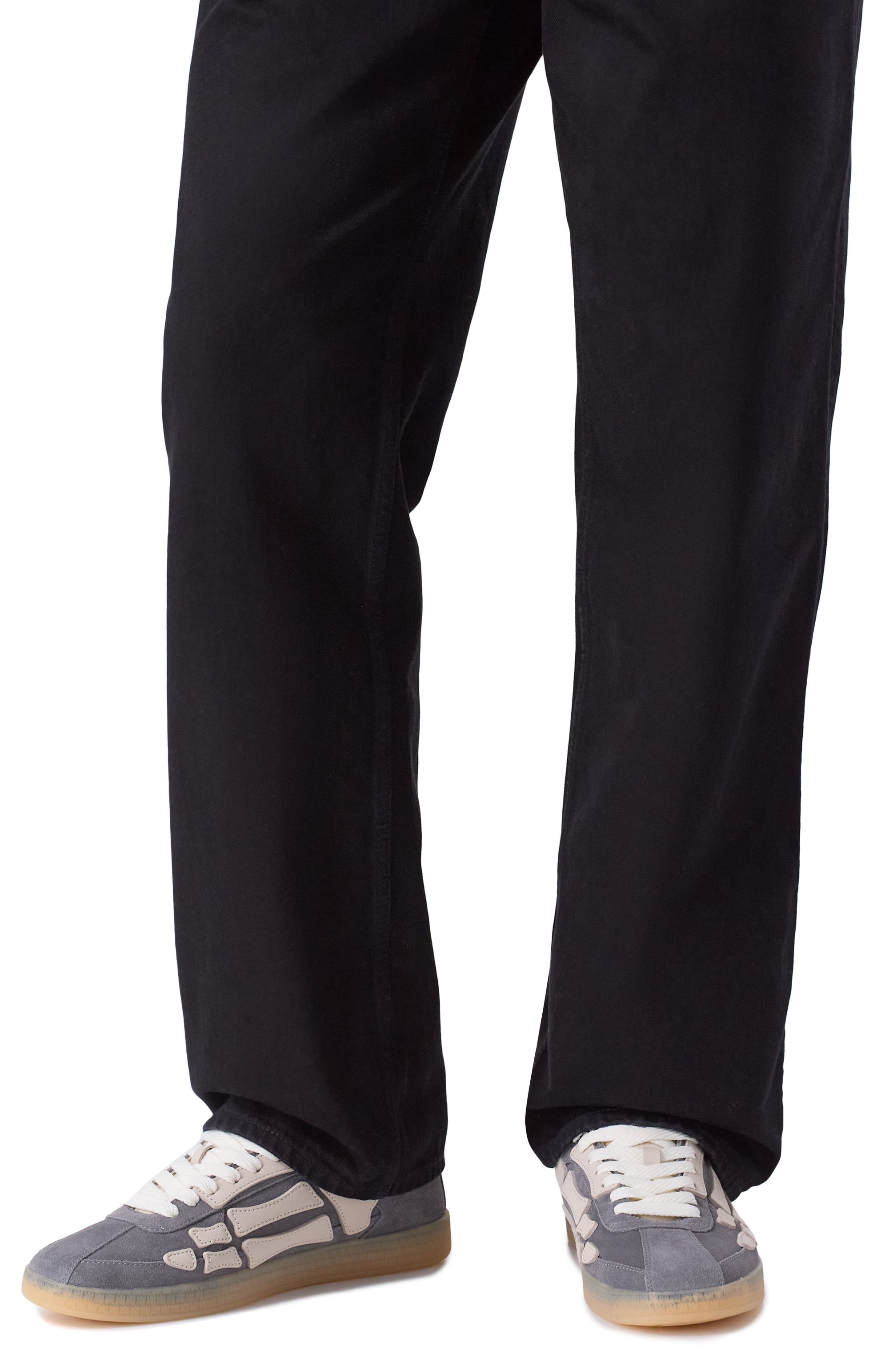 Замшевые кеды pacific bones AMIRI серого цвета по цене 69950 руб., арт. AMF0SR1176, фото 3 Замшевые кеды pacific bones AMIRI, арт. AMF0SR1176, фото 3