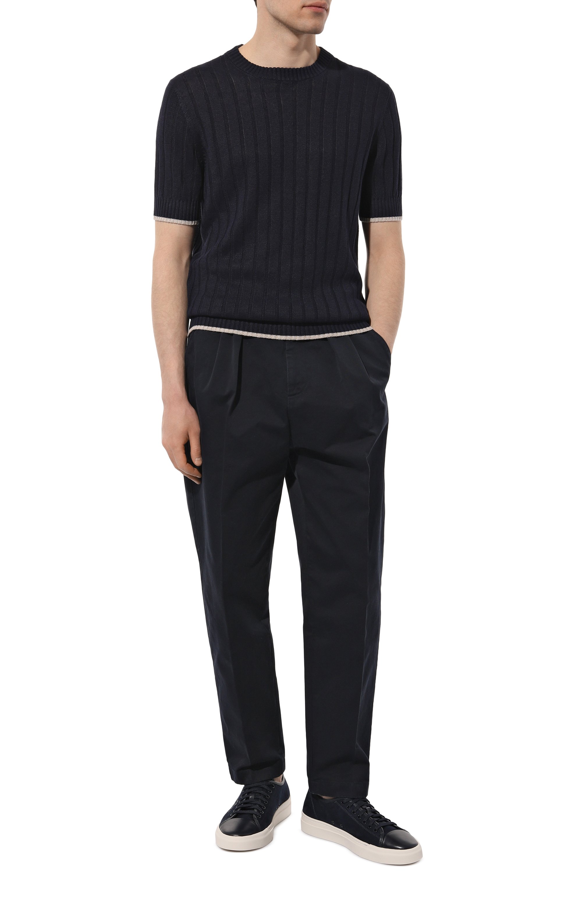 Замшевые кеды gloria SANTONI, арт. MBGT21855PNNTS06U59, фото 2