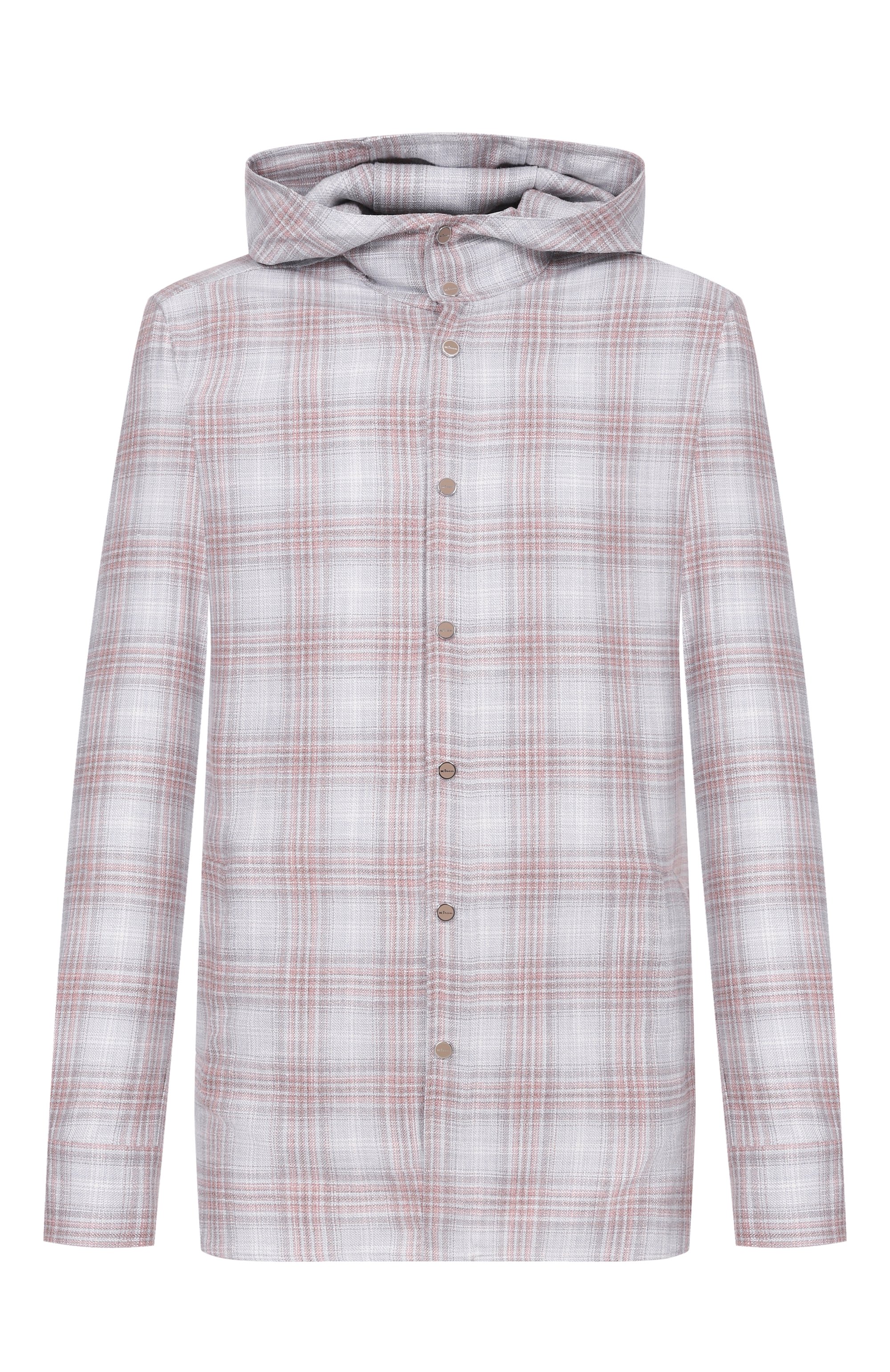 Рубашка из шерсти и шелка KITON, арт. UMCMARK0628G, фото 1