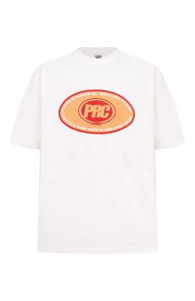 Женская хлопковая футболка PLANTA ROSA, арт. PR/T01/REDANDORANGE/250VELVET