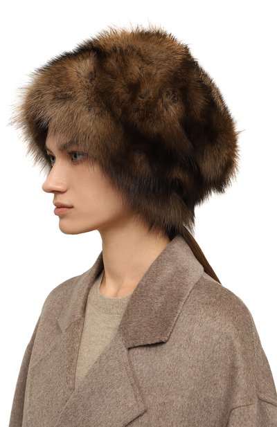 Меховая шапка шарпей-березка из фишера FURLAND, арт. 0016300010002300009, фото 2