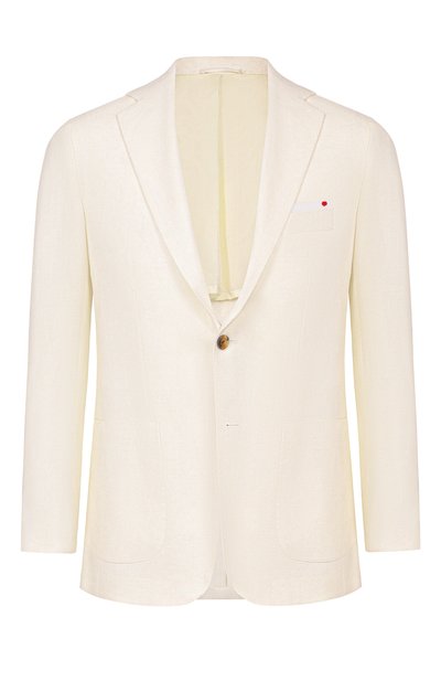 Мужской пиджак изо льна и шелка KITON, арт. UG81K0631G