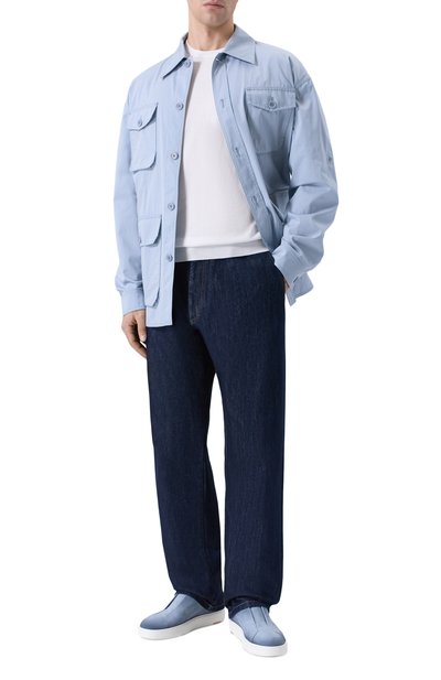 Замшевые кеды cleanic SANTONI, арт. MBCG21995BARTFEH, фото 2