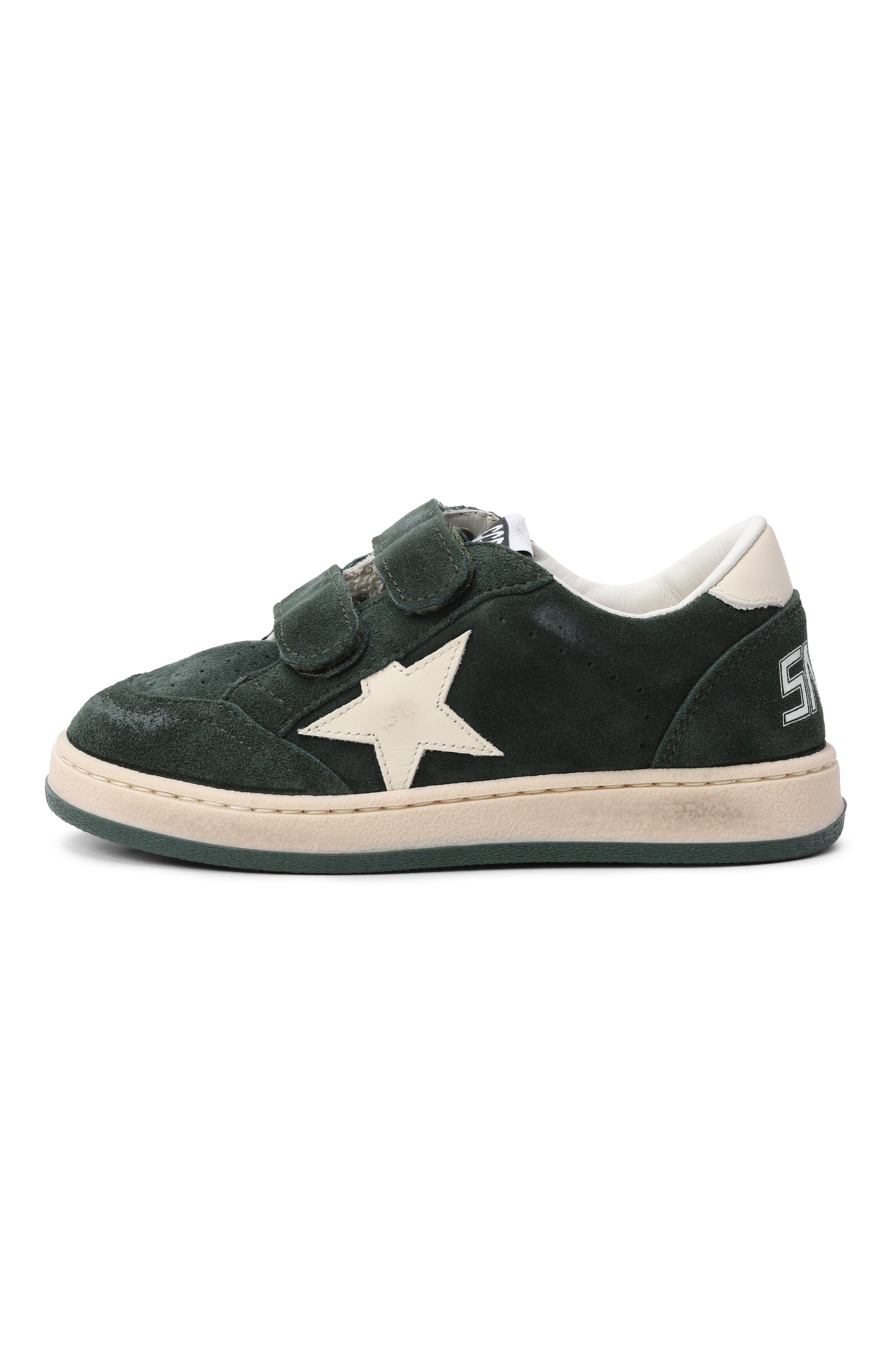 Замшевые кеды ball star GOLDEN GOOSE DELUXE BRAND, арт. GYF00501.F008055, фото 2