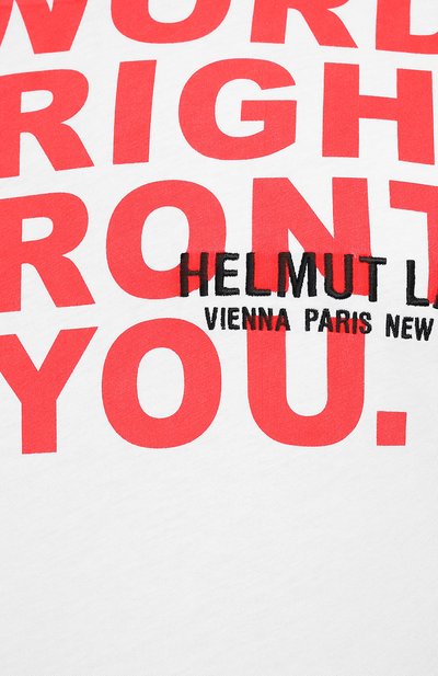 Хлопковая футболка HELMUT LANG, арт. K05DM527, фото 5