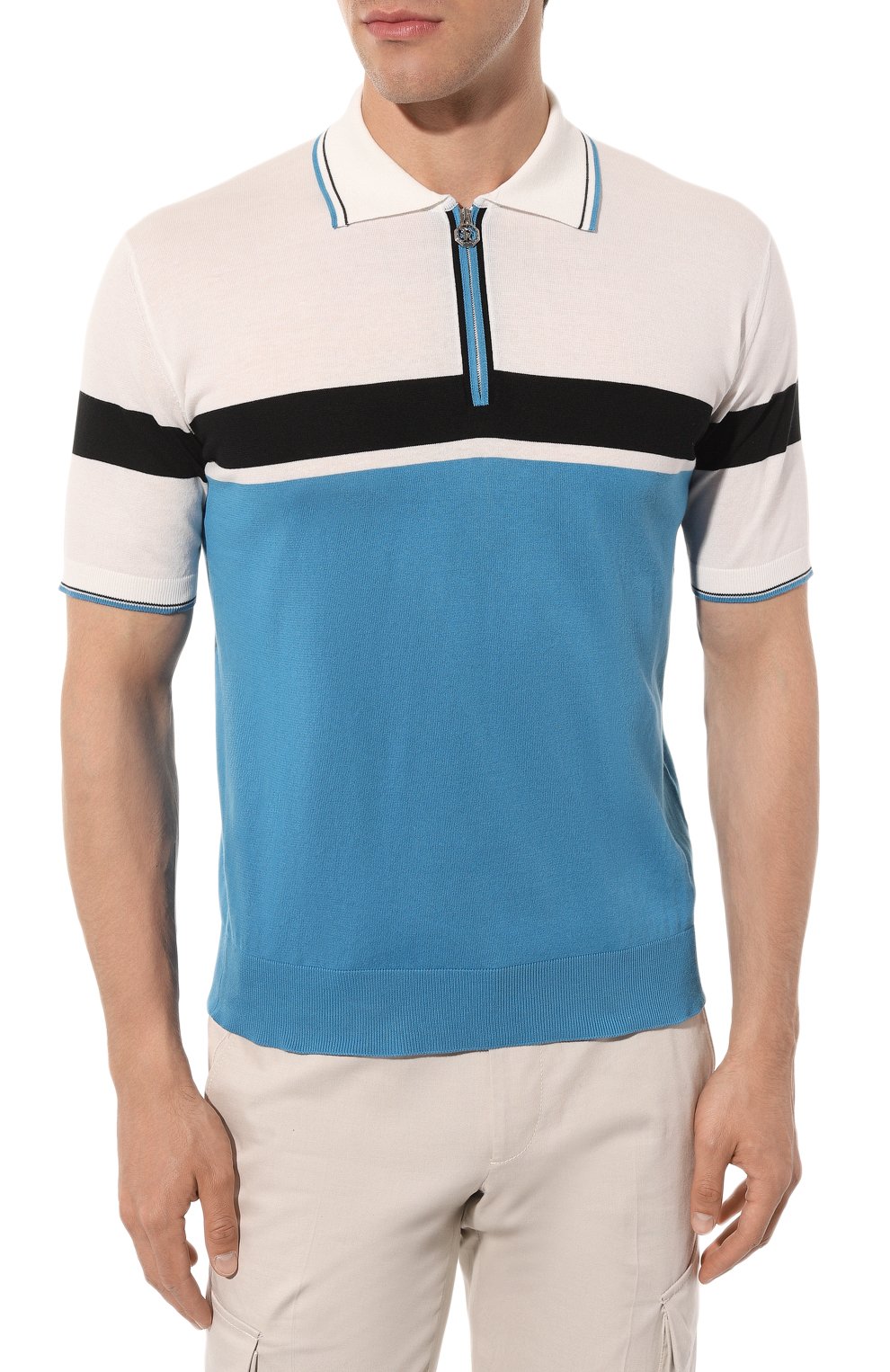 Хлопковое поло STEFANO RICCI, арт. K313037P31/F23248, фото 3