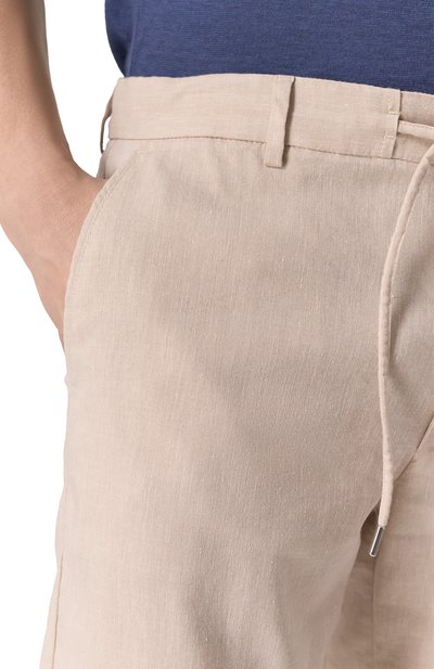 Шорты изо льна и вискозы BOSS, арт. 50538016, фото 5