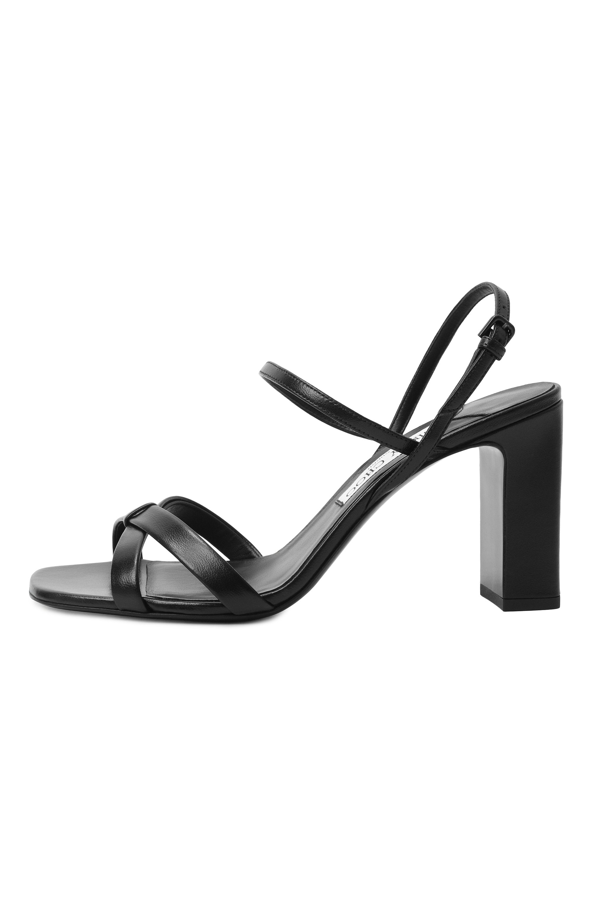 Кожаные босоножки elsy 85 JIMMY CHOO, арт. ELSY/BH 85/NAP, фото 4