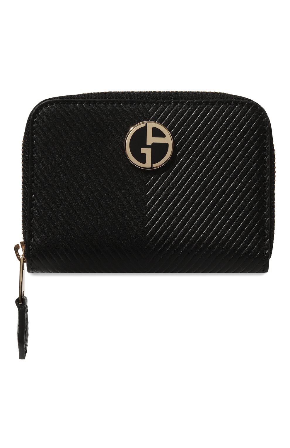 Кожаный кошелек для монет GIORGIO ARMANI черного цвета по цене 54800 руб., арт. Y1H263/YSU4X, фото 1 Кожаный кошелек для монет GIORGIO ARMANI, арт. Y1H263/YSU4X, фото 1