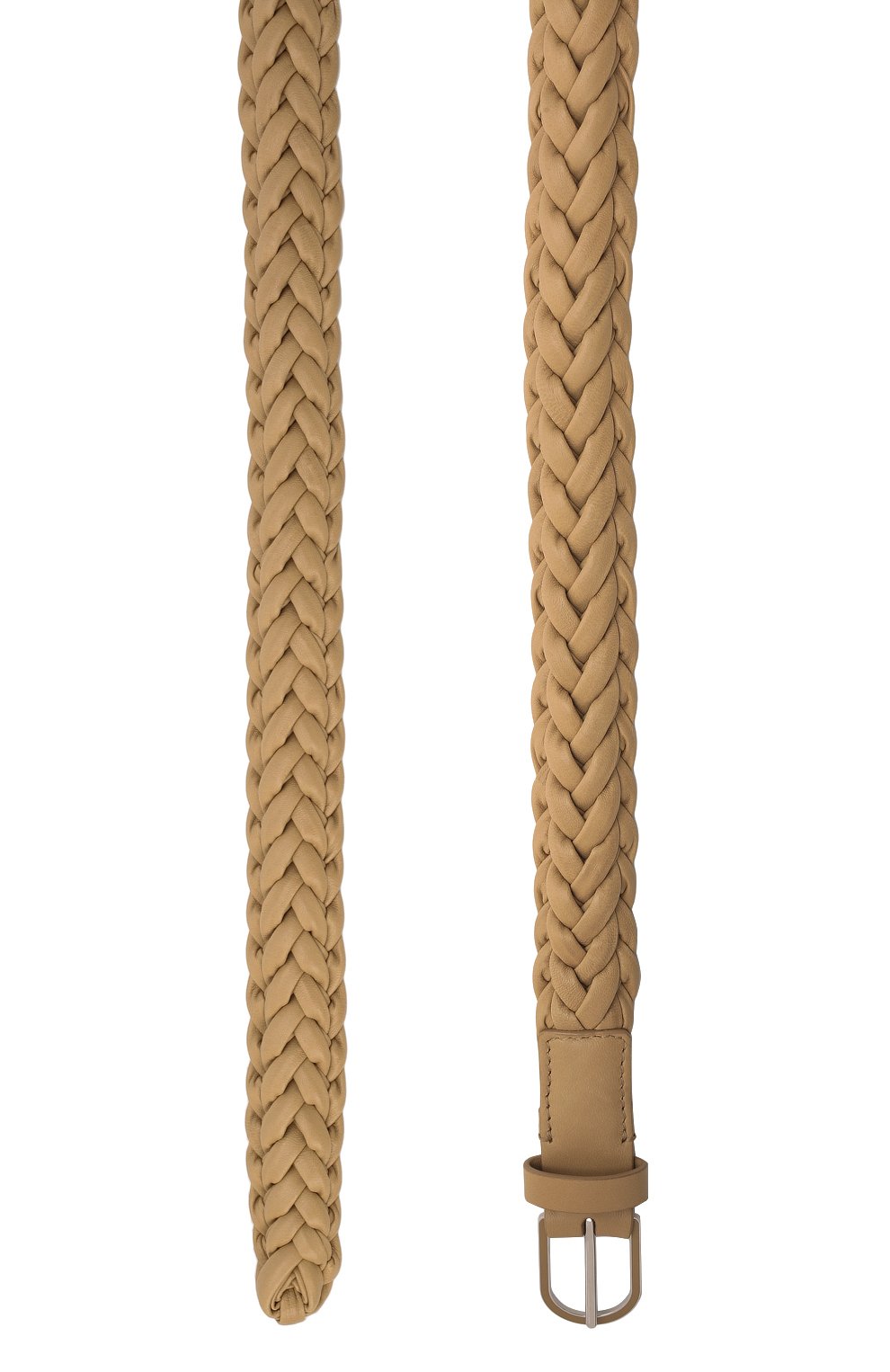 Кожаный ремень enamel LORO PIANA бежевого цвета по цене 62800 руб., арт. FAM1573, фото 3 Кожаный ремень enamel LORO PIANA, арт. FAM1573, фото 3