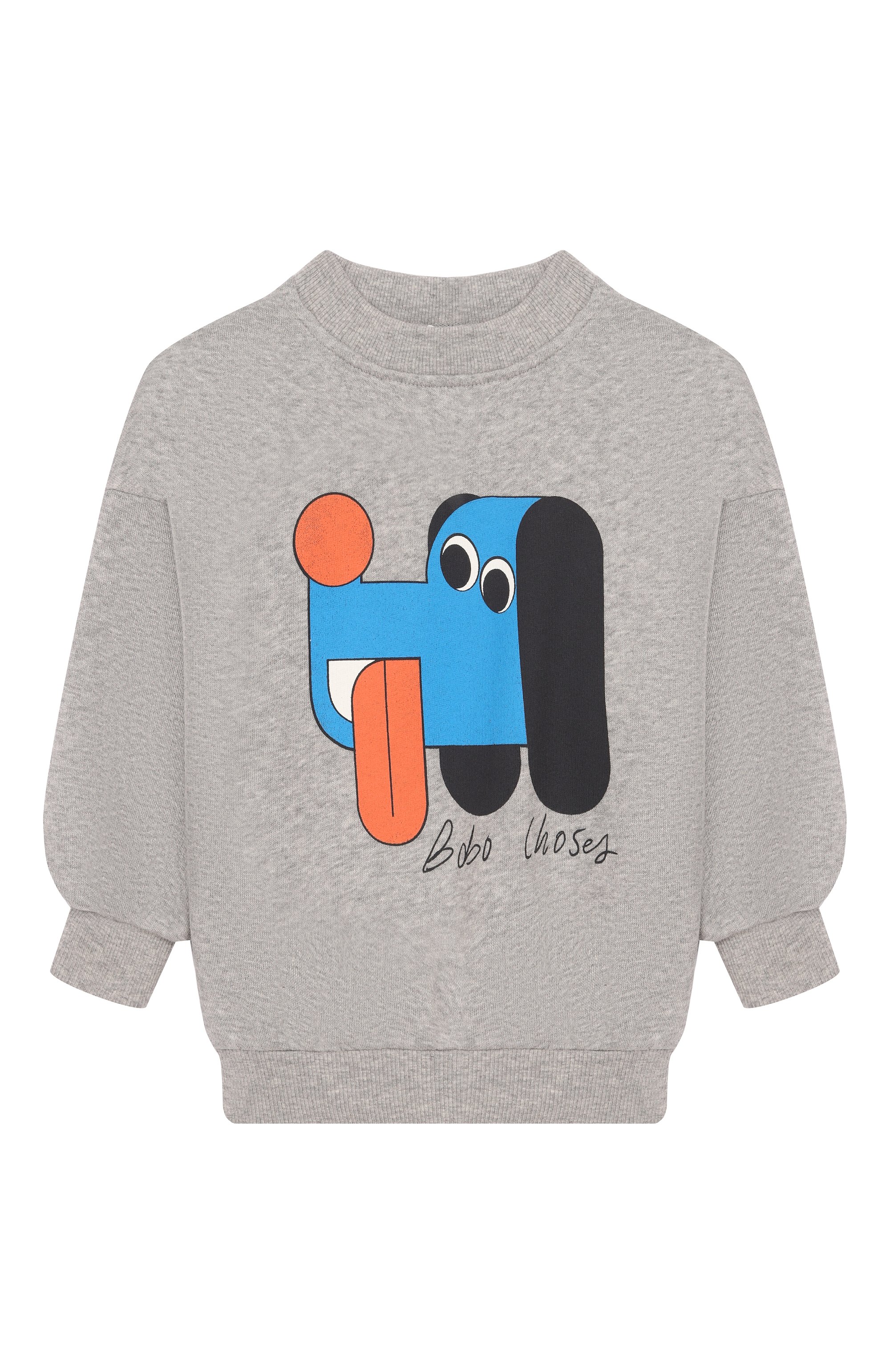 Хлопковый свитшот BOBO CHOSES серого цвета по цене 10100 руб., арт. B225AC031, фото 1 Хлопковый свитшот BOBO CHOSES, арт. B225AC031, фото 1