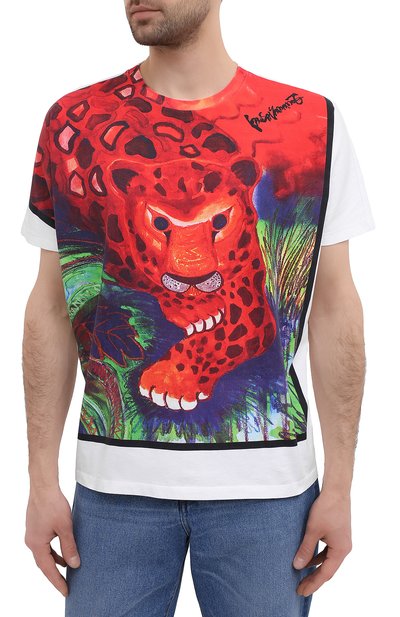 Хлопковая футболка kenzo x kansai yamamoto KENZO, арт. FB55TS0704SJ, фото 3