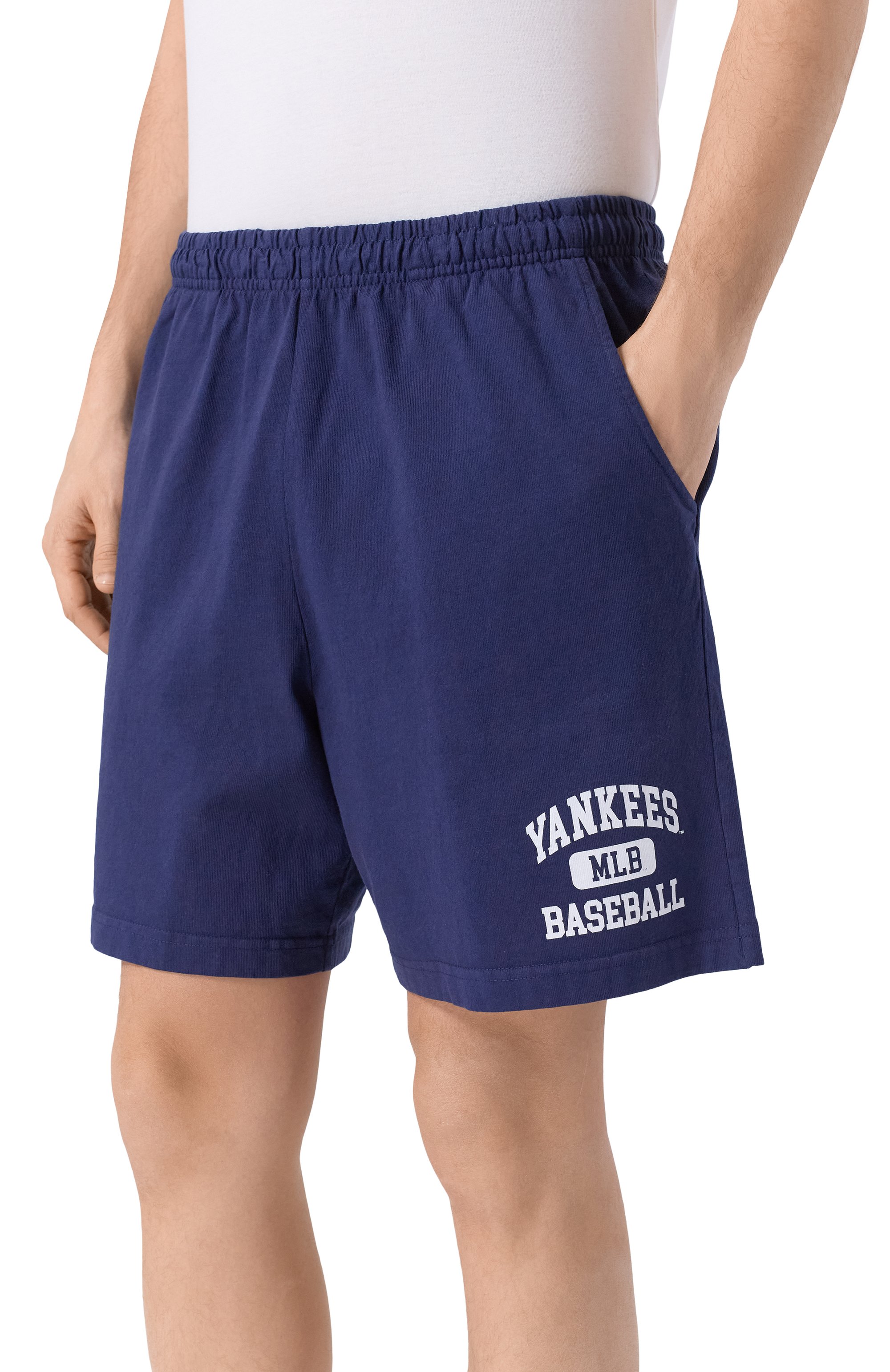 Хлопковые шорты sporty & rich x '47 & the new york yankees SPORTY AND RICH, арт. SH039623660BL106, фото 3