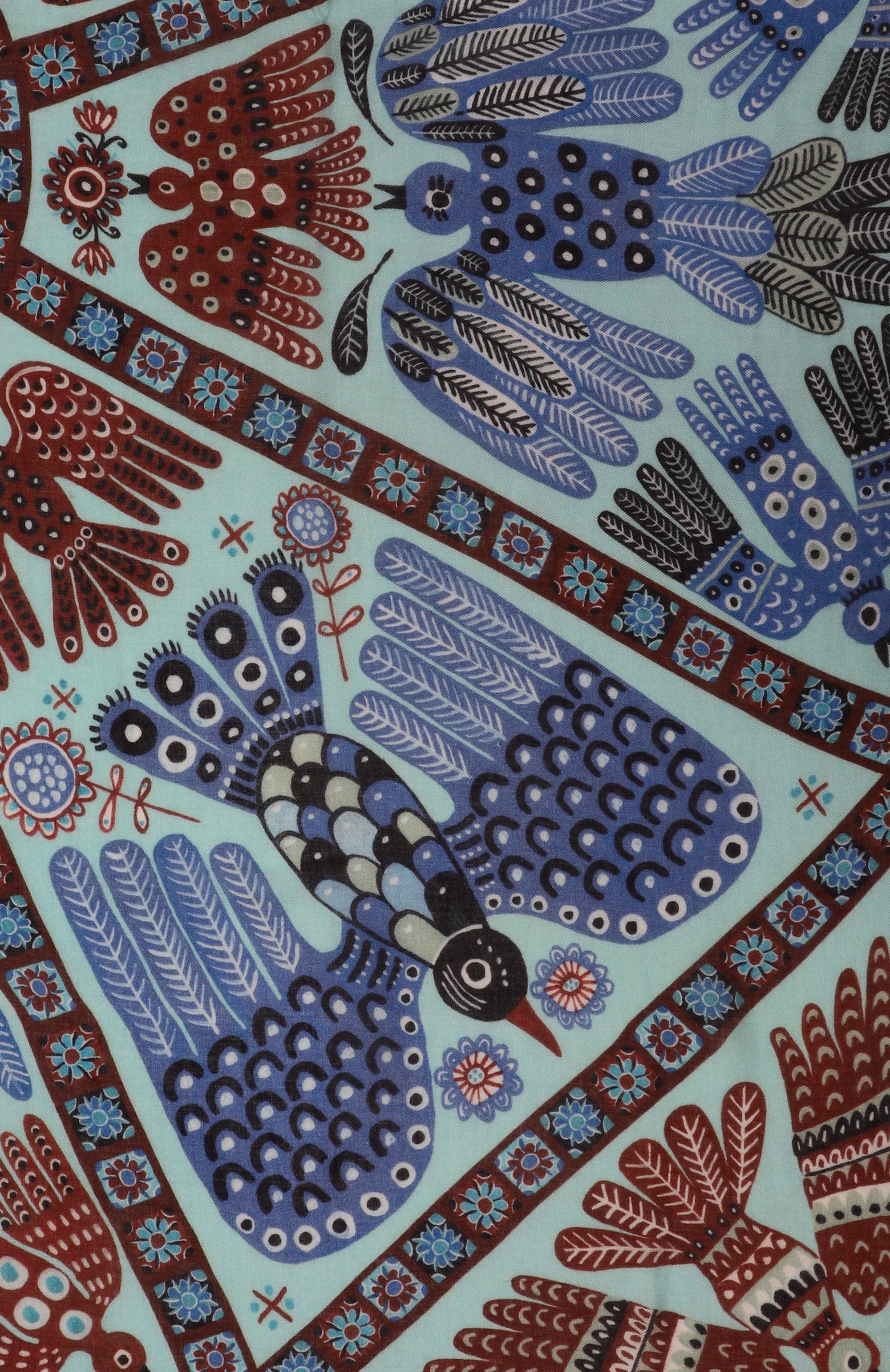 Шелковая шаль небеса GOURJI, арт. 91144922/44117, фото 3