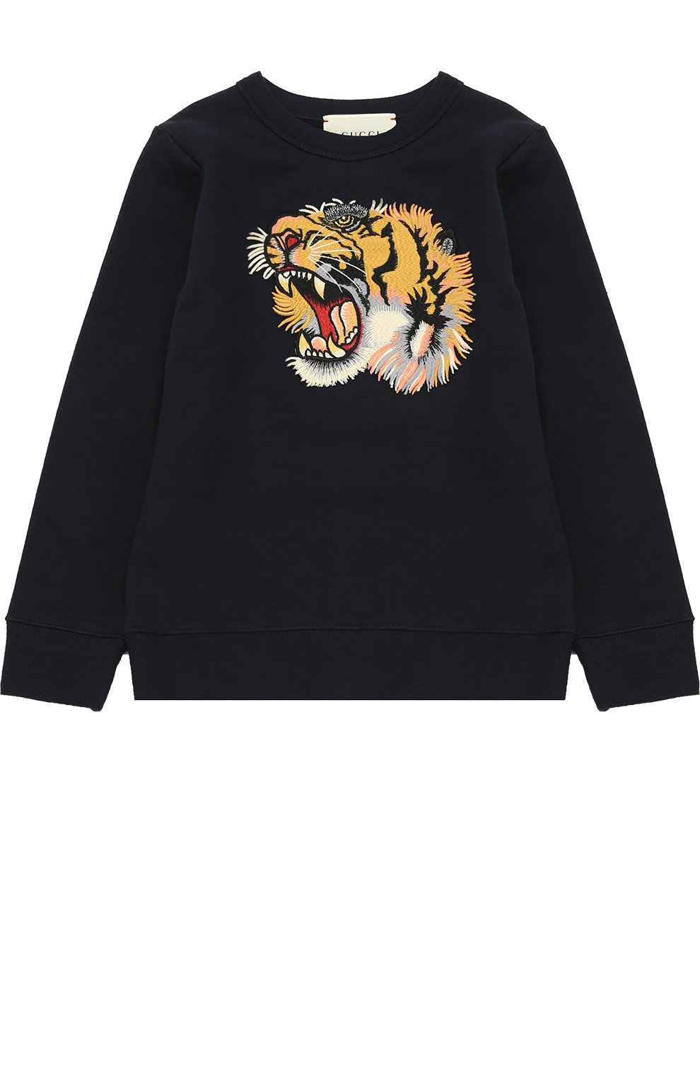 Хлопковый свитшот с вышивкой GUCCI, арт. 463003/X5Q09, фото 1