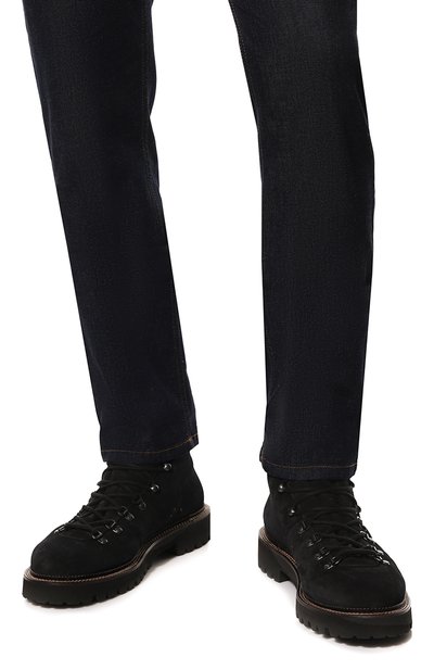 Замшевые ботинки s.moritz MILLE 885, арт. SM0RITZ G0RAIN DEEP NAVY/FUR, фото 3