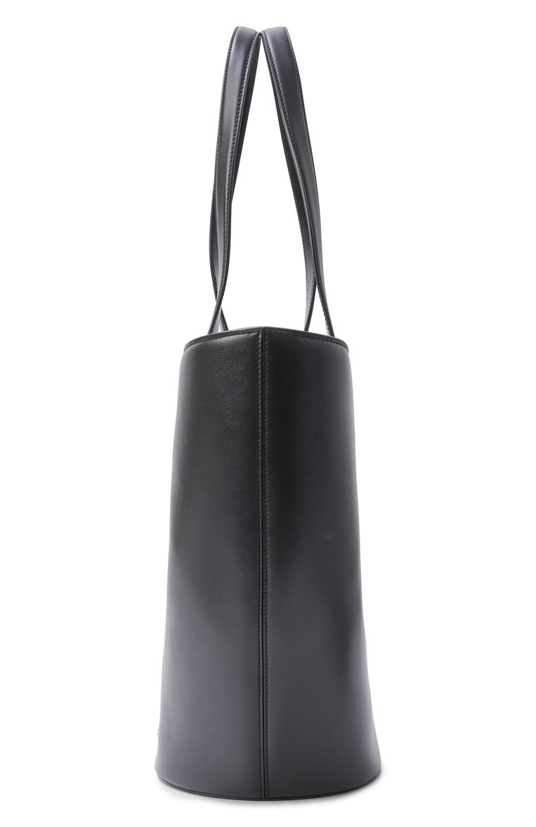 Женская сумка-тоут le bambola JACQUEMUS черного цвета, арт. 25E/251BA412-3173 | Фото 4 (Размер: large; Автоматизация состава: Проставлено; Материал: Натуральная кожа; Автоматизация ТО: Проставлено)