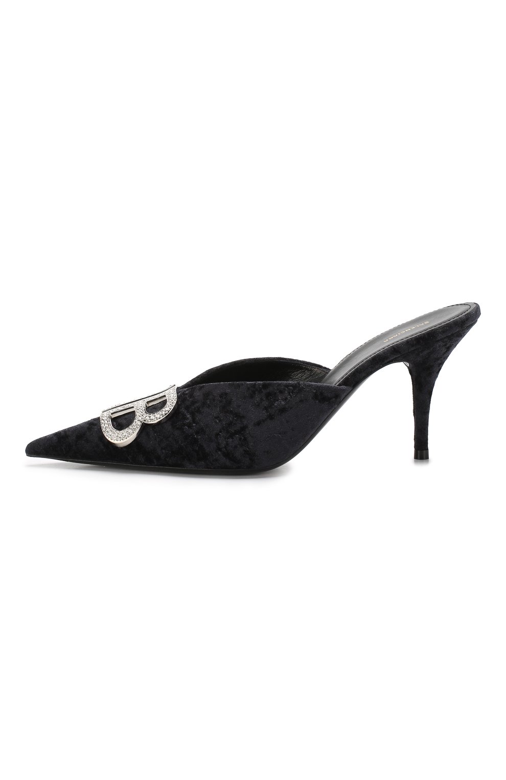 Бархатные мюли bb BALENCIAGA, арт. 570253/W1I81, фото 3