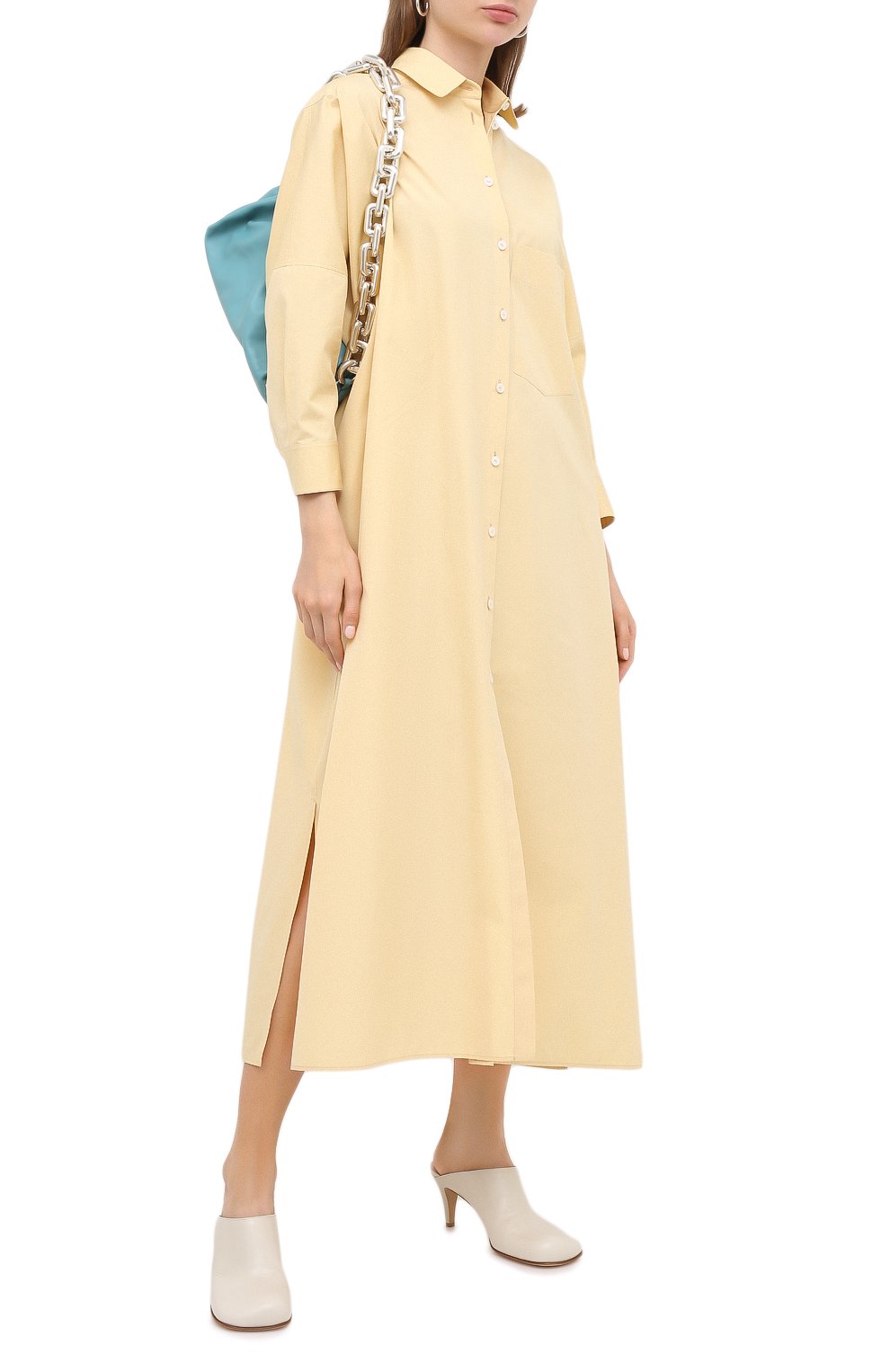 Хлопковое платье JIL SANDER, арт. JSCR503605-WR244300, фото 2