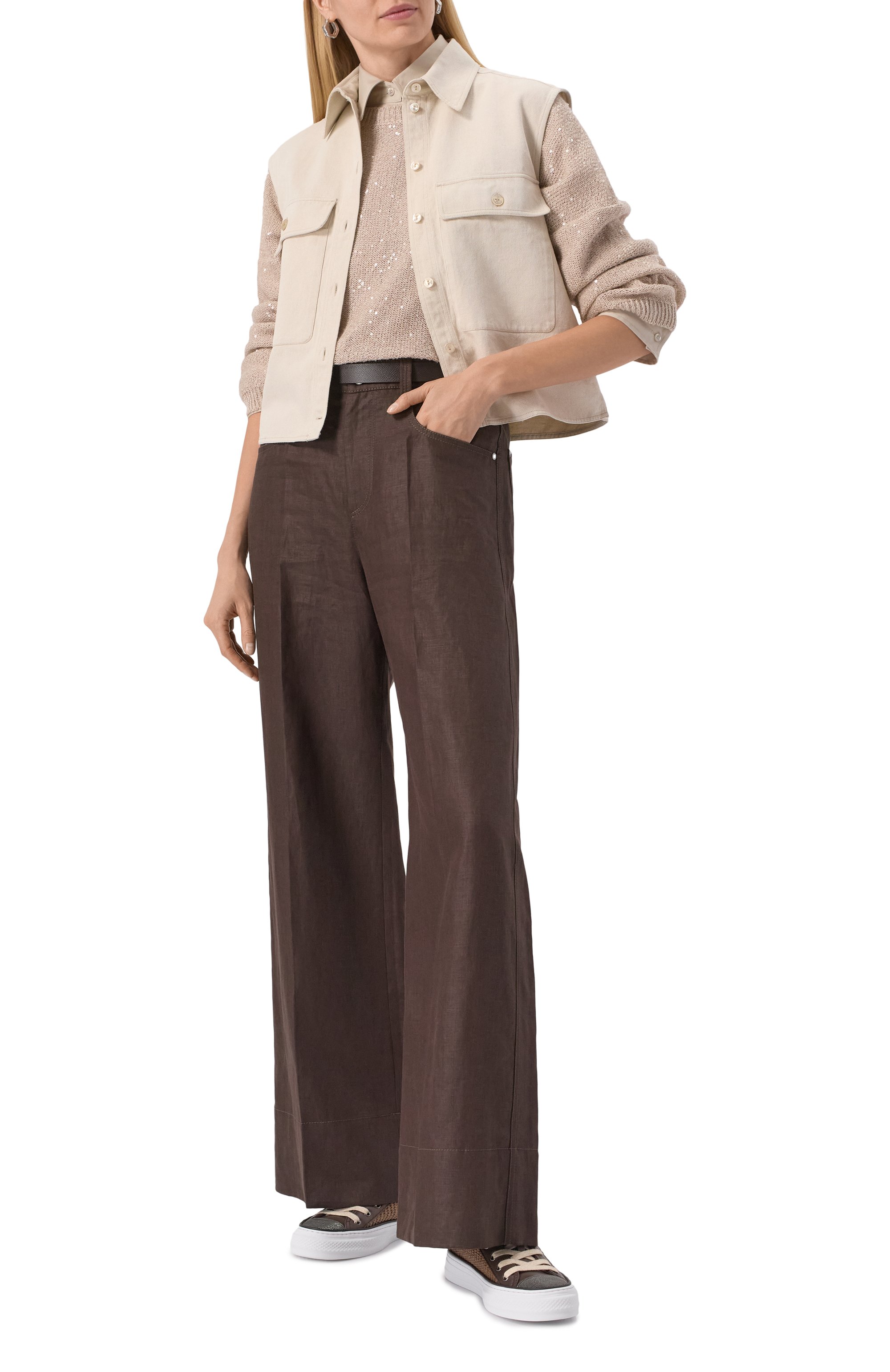 Джинсовый жилет AGNONA, арт. TF0907E/U2115, фото 2