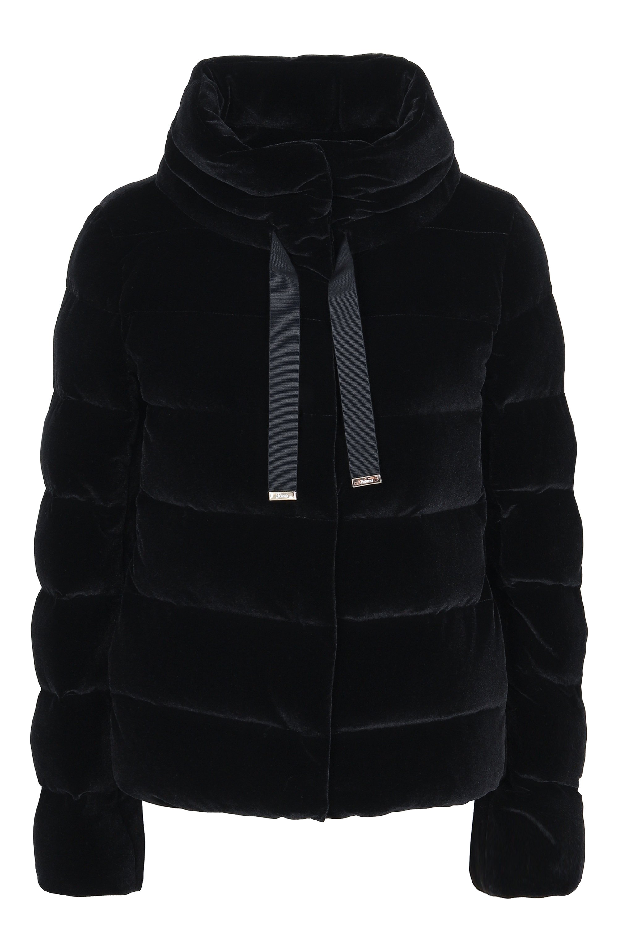 Бархатный пуховик HERNO, арт. PI002180D/15020S, фото 1