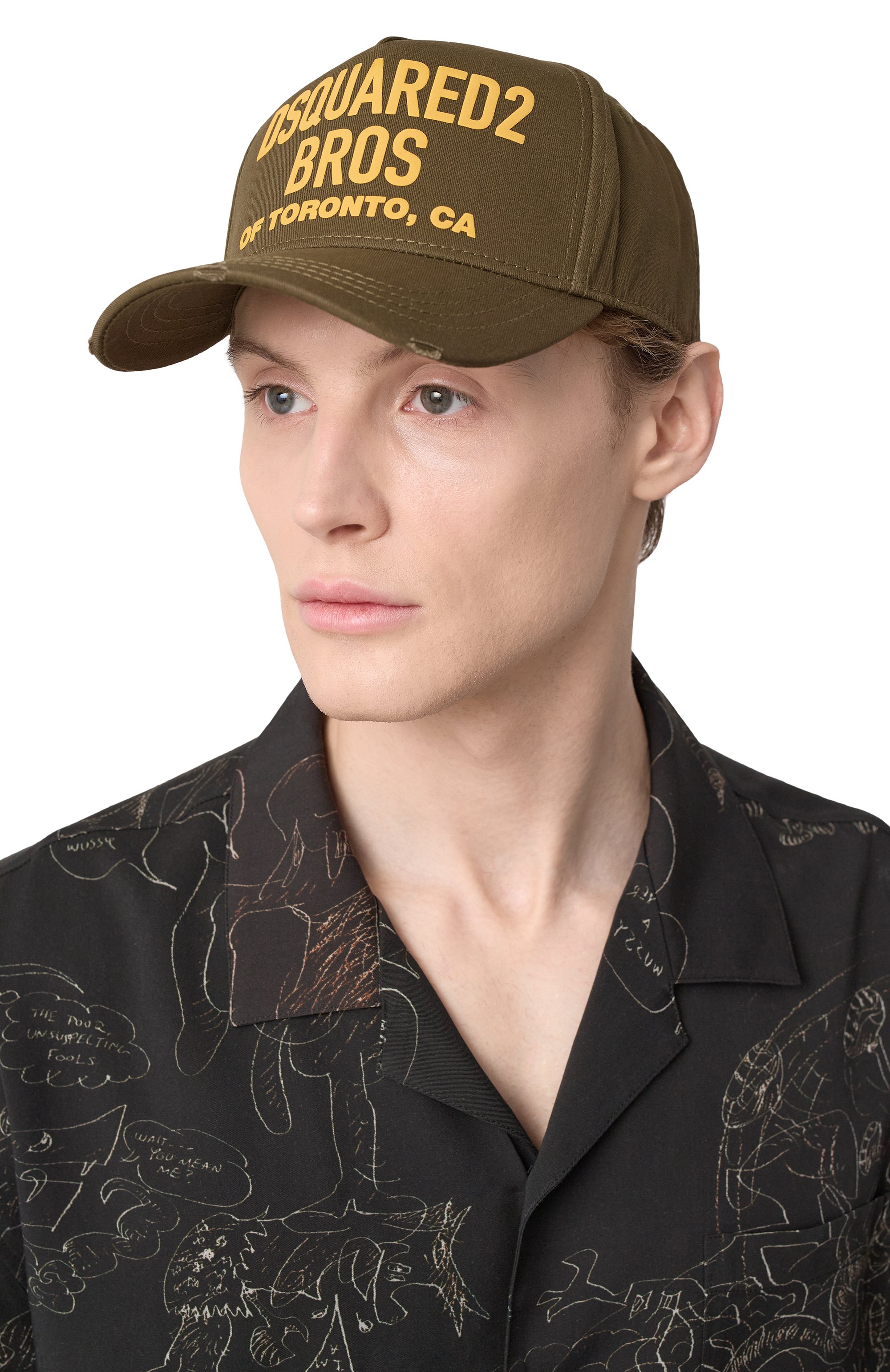 Хлопковая бейсболка DSQUARED2, арт. BCM0517/05C00001, фото 2