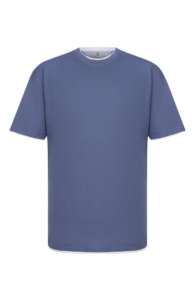Мужская хлопковая футболка BRUNELLO CUCINELLI, арт. M0B137427W