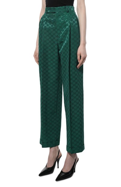 Брюки из хлопка и вискозы GUCCI, арт. 675587/ZAHMD, фото 3