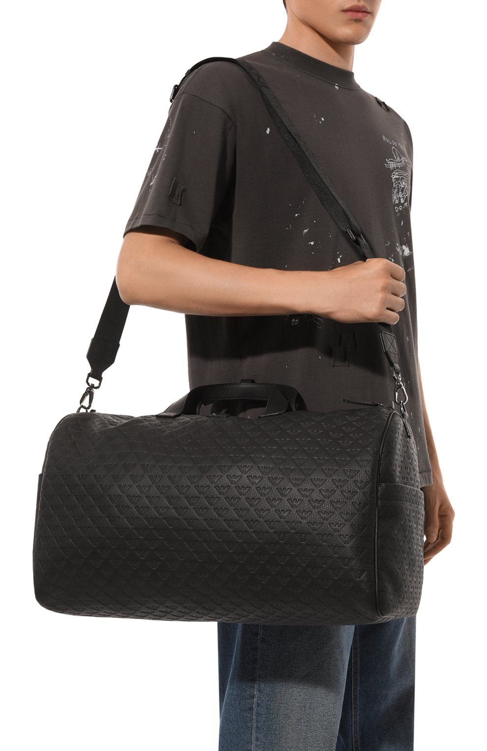 Сумка EMPORIO ARMANI черного цвета по цене 75550 руб., арт. Y4Q366/YQ67I, фото 2 Сумка EMPORIO ARMANI, арт. Y4Q366/YQ67I, фото 2