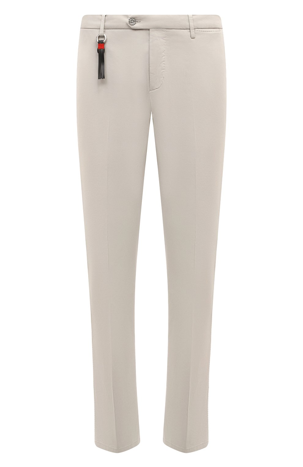 Брюки из хлопка и шелка MARCO PESCAROLO серого цвета по цене 49950 руб., арт. SLIM80/4900, фото 1 Брюки из хлопка и шелка MARCO PESCAROLO, арт. SLIM80/4900, фото 1