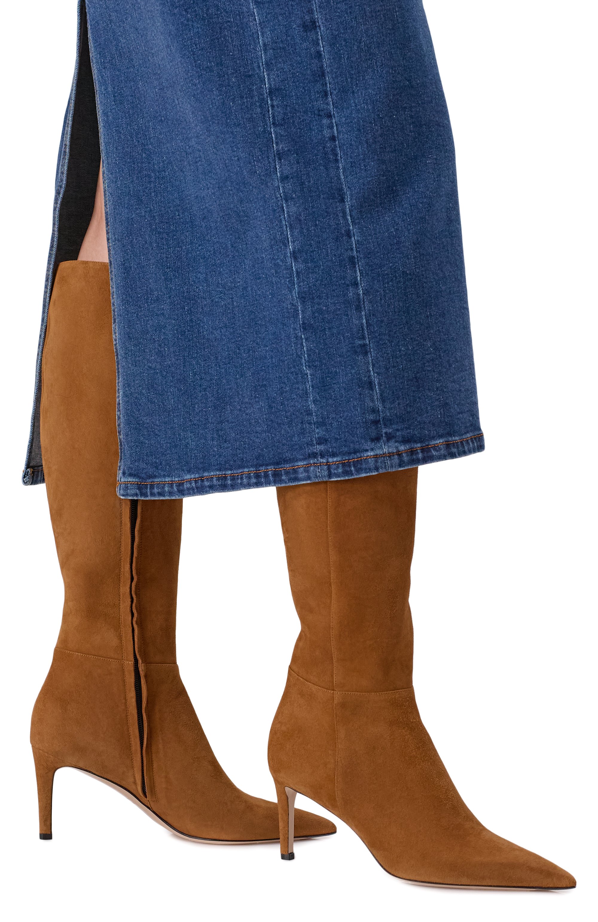 Замшевые сапоги KITON, арт. D58833K0525F17, фото 3