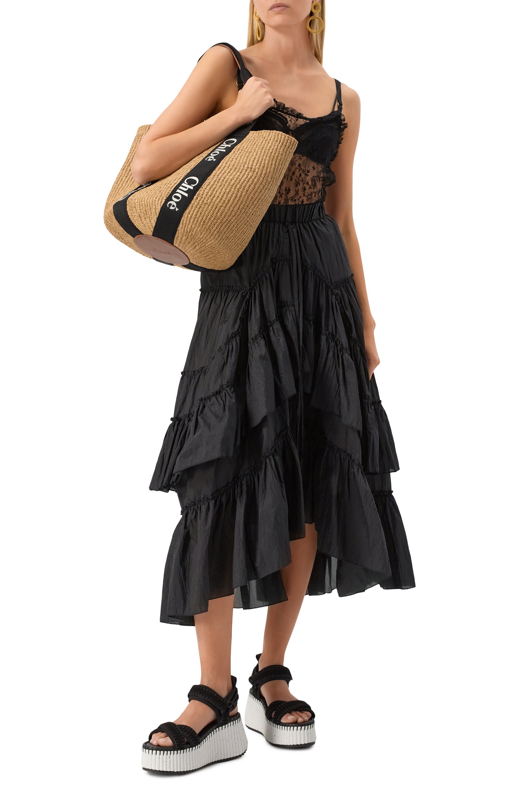 Замшевые босоножки nama CHLOÉ, арт. CHC24S870HT, фото 2